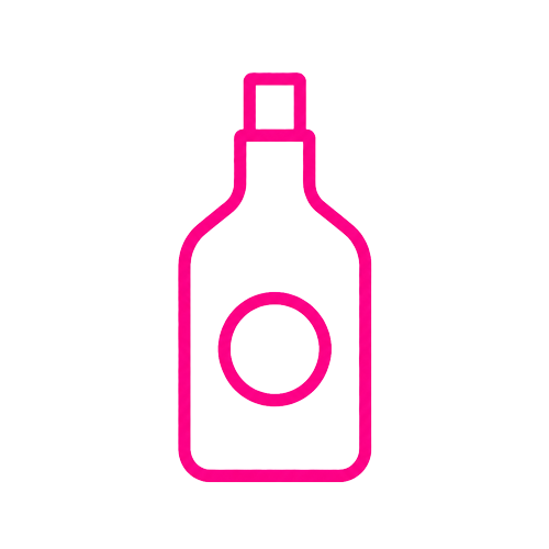 Mit Rum verfeinert